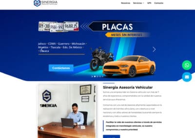 WP+DIVI Gestoría Vehicular Sinergia